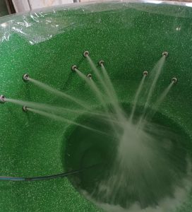 JET hidromasszázs rendszer 10 SPA 2″ befúvóval 1.1kW + pneumatikus kapcsolóval