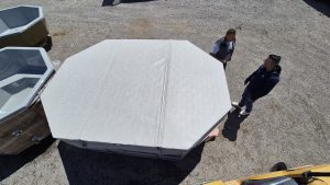 Thermo tető masszázs medencére 2.45 x 3.45 m