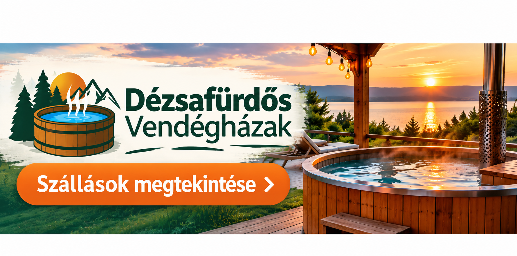 dézsafürdős vendégházak